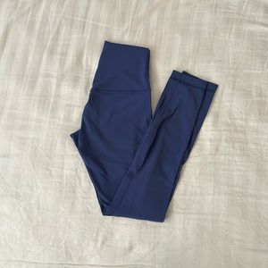 Lululemon align pant 25 leggings size 2 gatsby blue sporty activewear high-rise